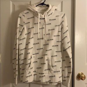 Hollister White Hoodie